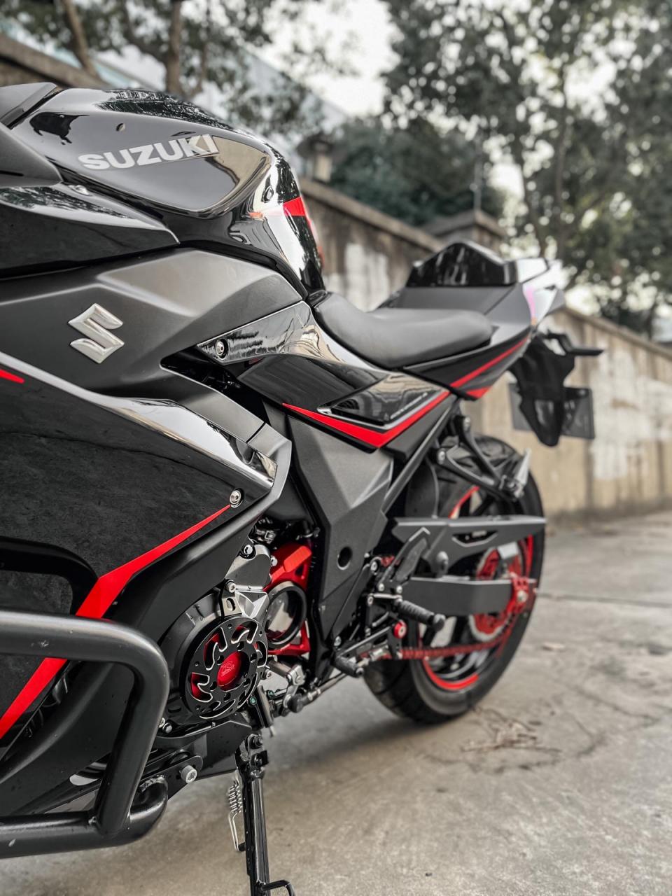 你还是适合玩姿态#机车 #摩托车 #改装 #铃木gsx250r #黑武士