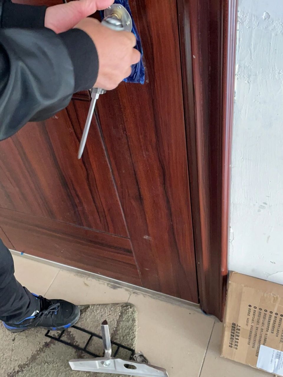 防盗门开锁小感想-套路到处有 c级锁能开?