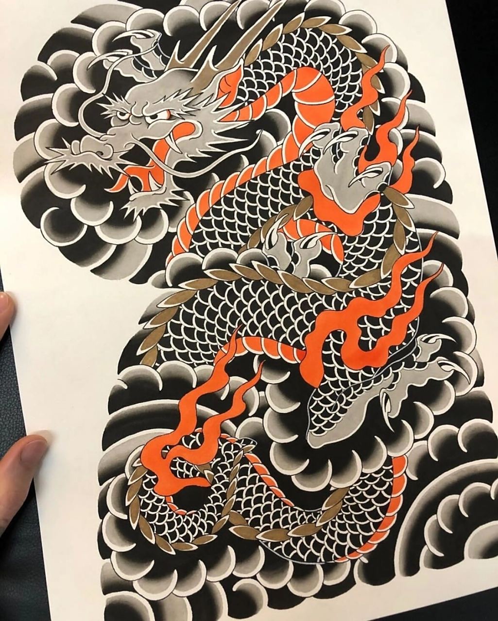 纹身图案分享(半甲龙) 我们每周会更新以 风格 部位 类型 题材 的各种