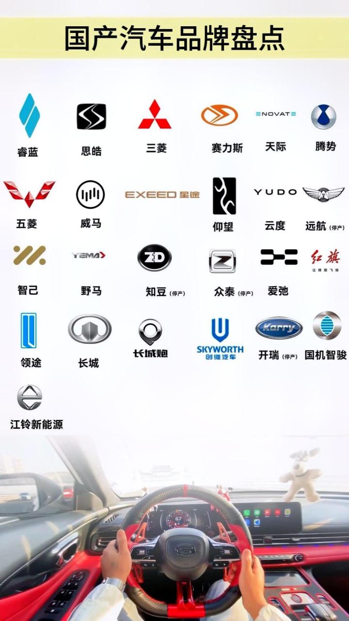 国产车标大汇总,欢迎评论区补充