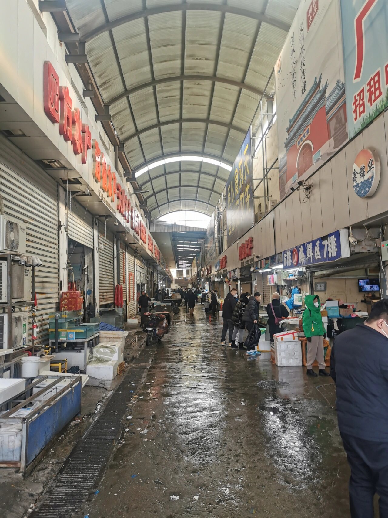 海头镇海鲜市场图片