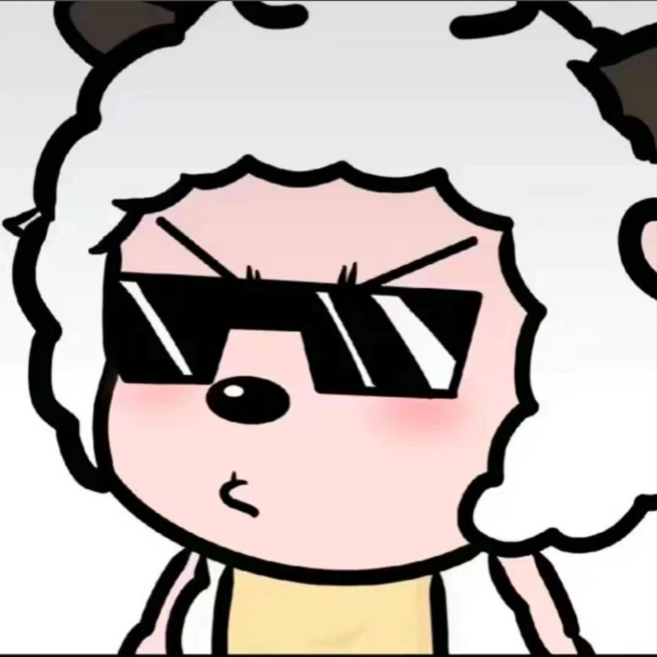 5排开黑头像get～ 羊羊5排开黑头像都不得用上!