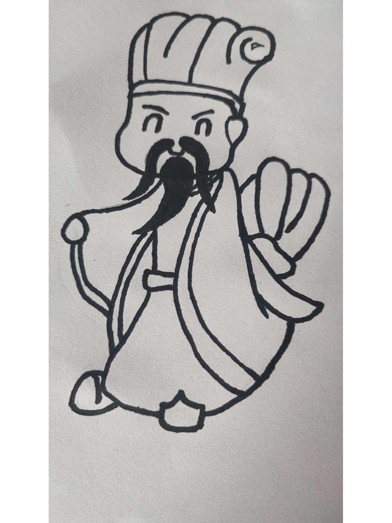 诸葛亮简笔画