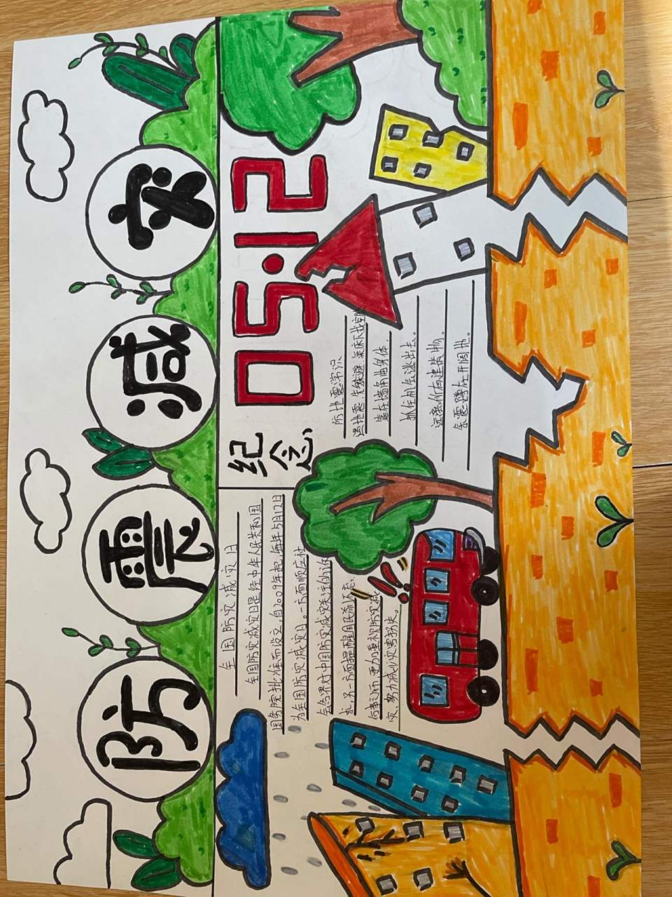 防震减灾512手抄报   防震减灾512手抄报