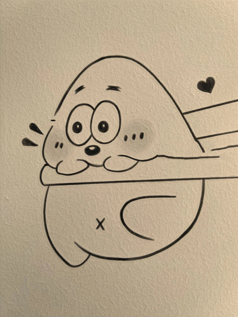 教你画敲可爱的派大星 这个派大星你们还喜欢吗?