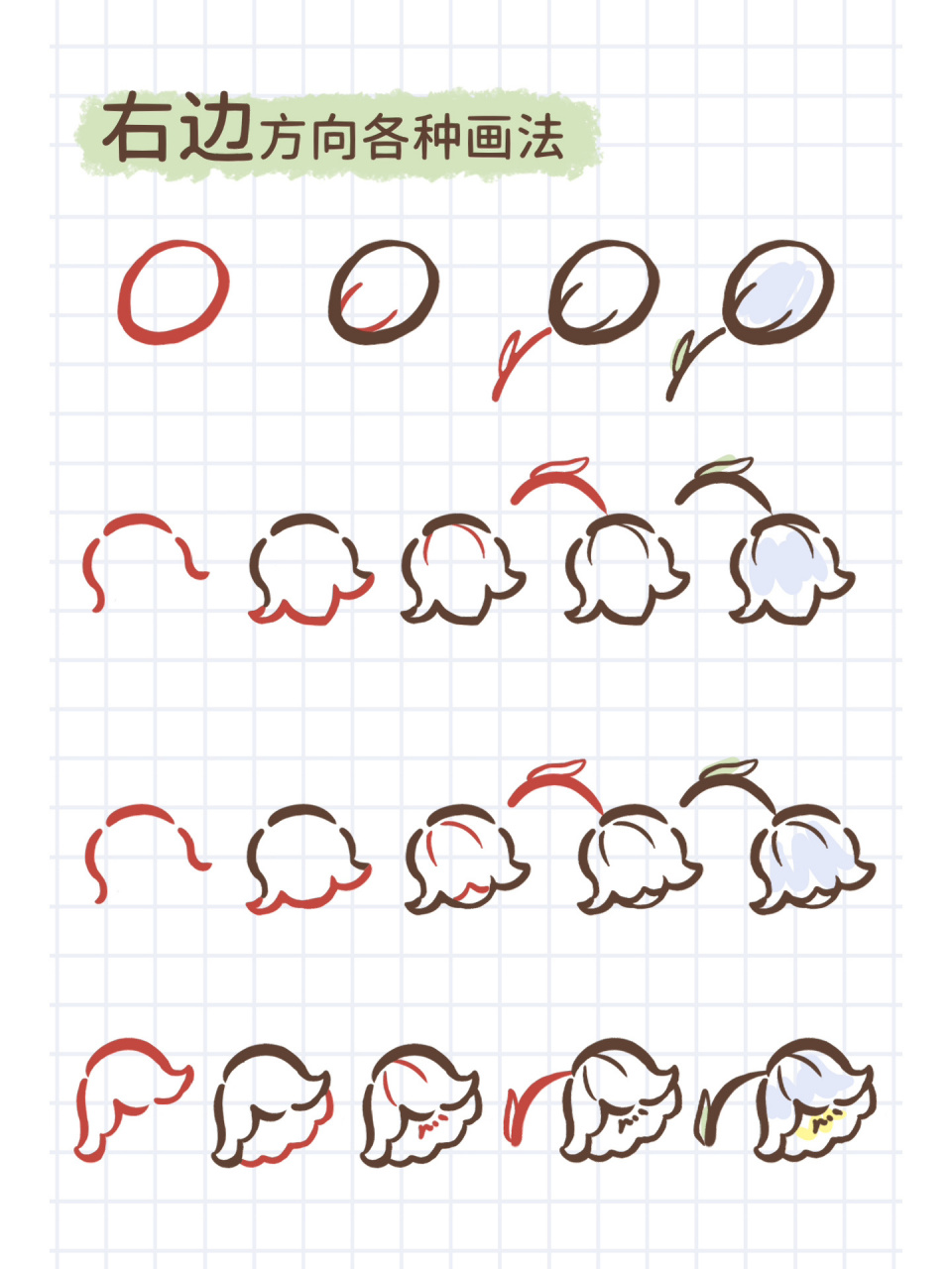 【简笔画花卉系列3】93零基础超简单铃兰画法 939393 总结了