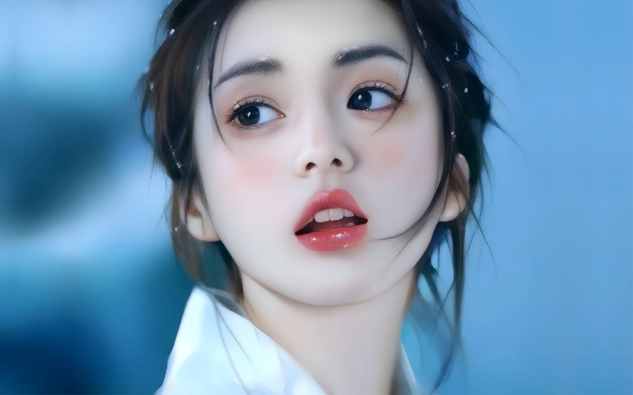 让你一眼入迷的美女壁纸 wallpaper壁纸分享 4k超清 p1 草原上的卓玛