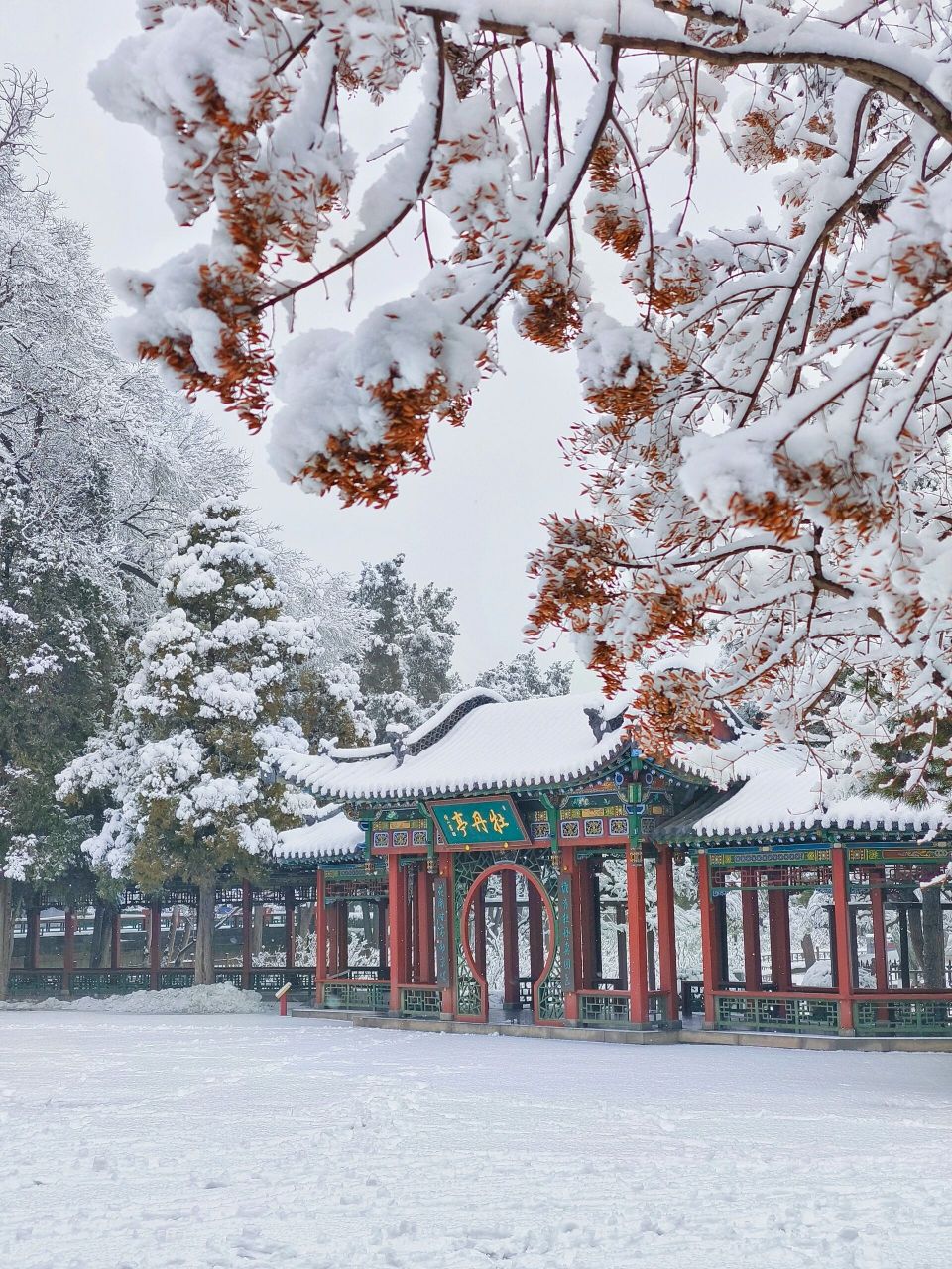 山西古建之美 晋祠雪景
