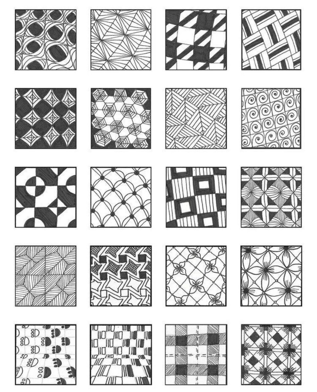 969696创意儿童画:大班「达利的时钟92」 图二,图三:点线面