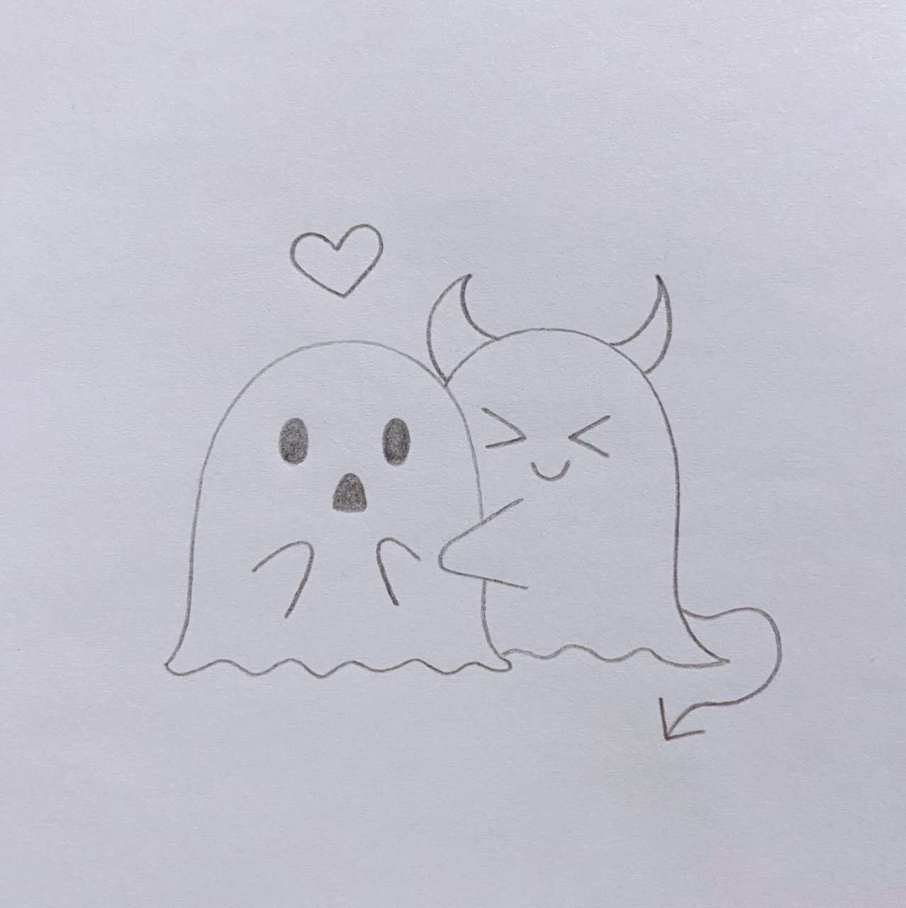 可爱鬼97简笔画教程