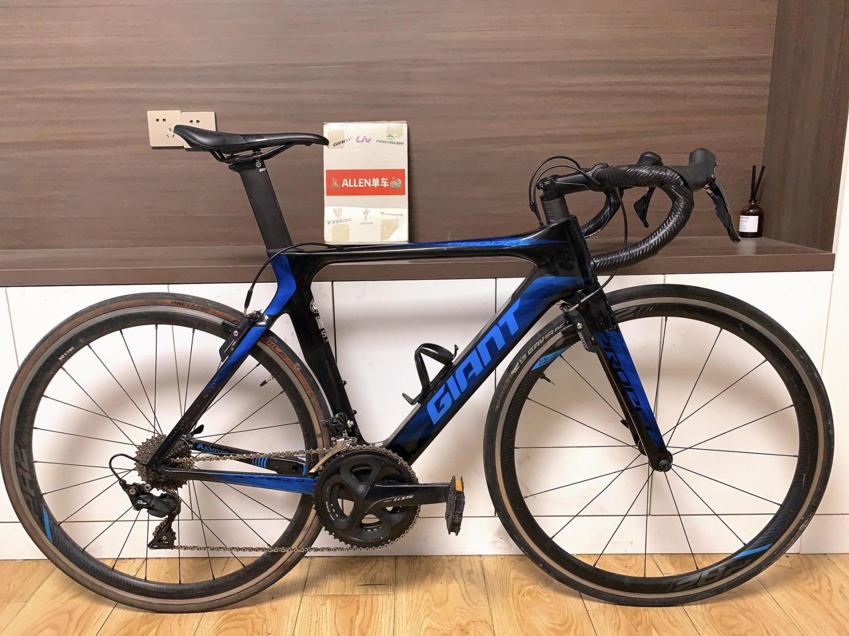 7298顺丰包邮 捷安特pp adv2碳纤维公路车 全碳纤维车架 破风气动型