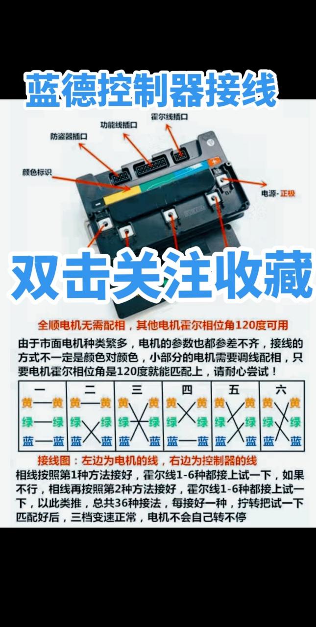 蓝德控制器接线图解