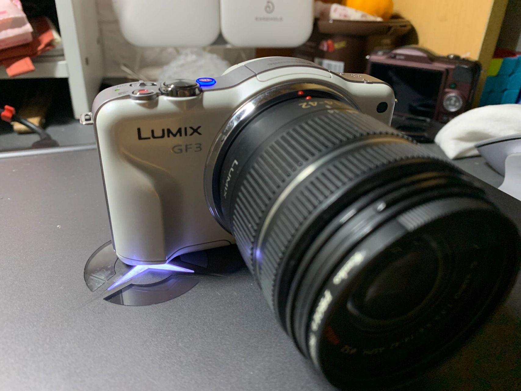 出松下gf3单机身白色 lumix松下gf3日本海淘的本土相机,日文菜单,功能