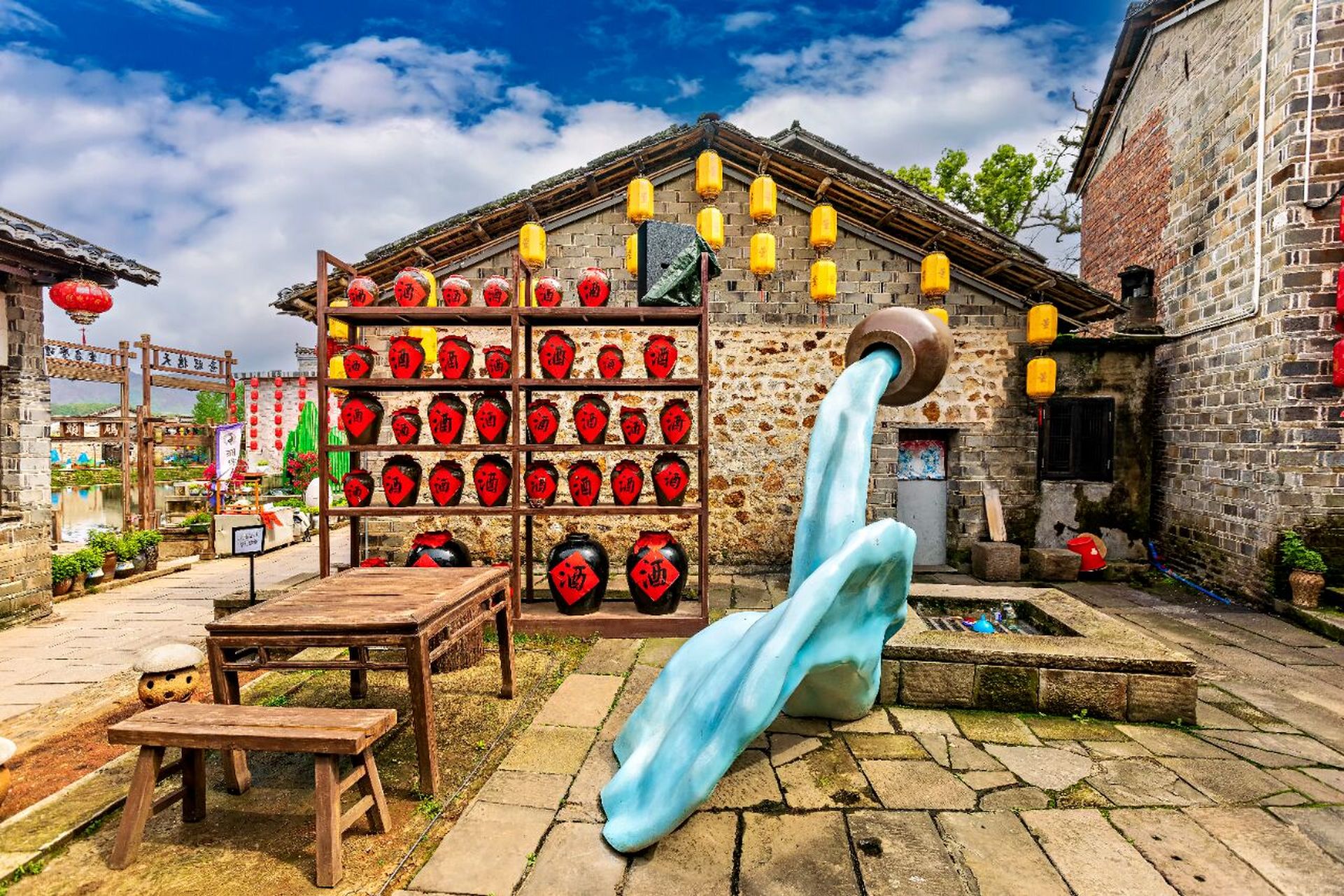 江西抚州市乐安县流坑古村 流坑村,江西省抚州市乐安县牛田镇下辖行政