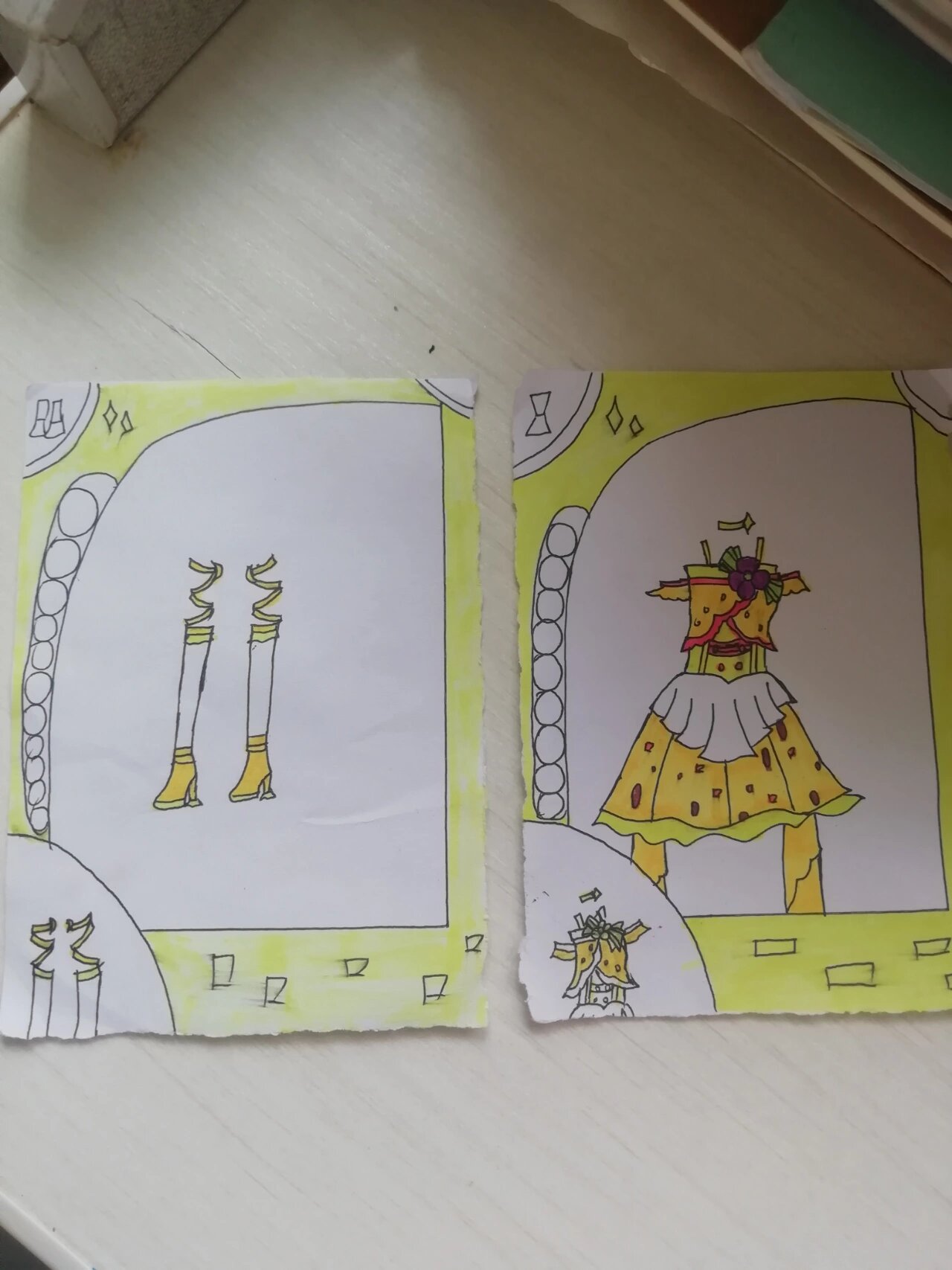 画菲梦少女卡片 由于时间仓促,没有画细节,不喜勿喷