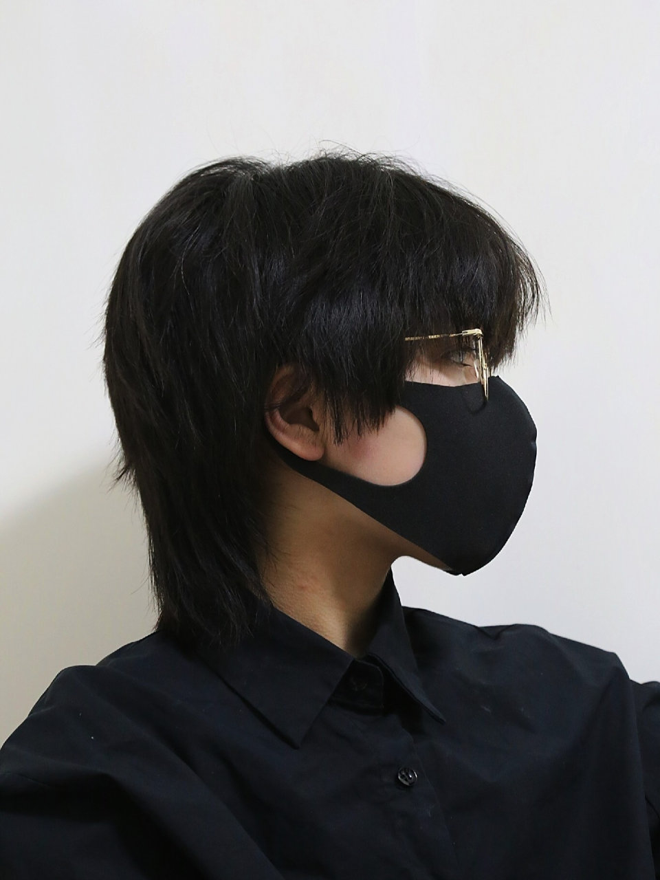 分享女生短发狼尾 狼尾一共留了有半年的时间 不停的修 打薄 后脑勺是