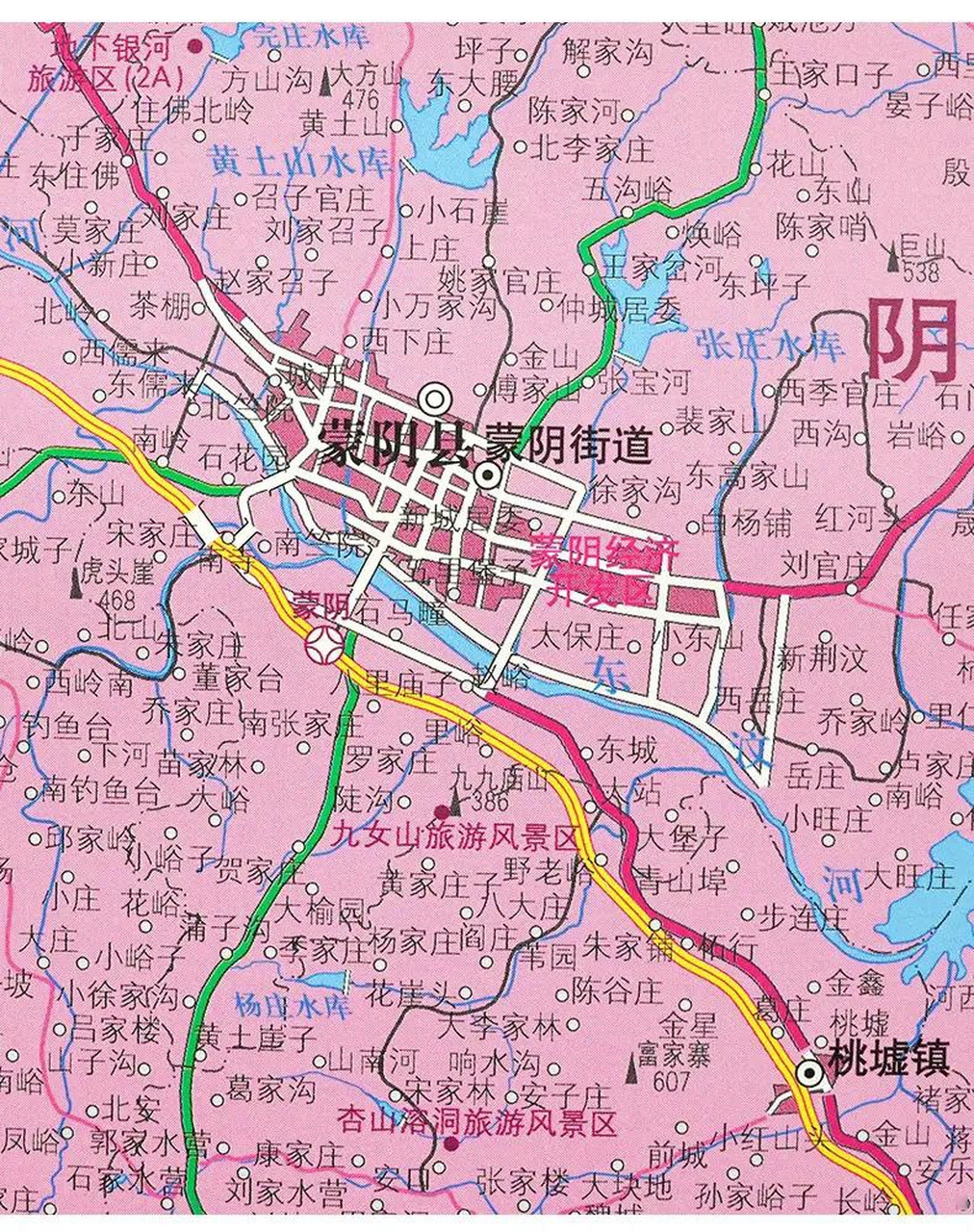蒙阴县位于山东省临沂市西北部,因为地处蒙山之阴而得名,东汶河流经