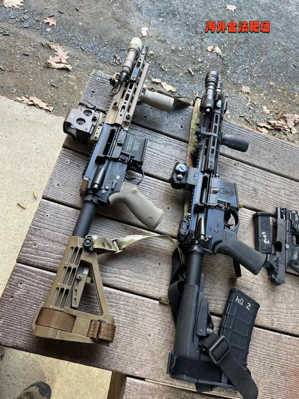 hk416 短活塞 vs pws 长活塞 今天在靶场对比体验了一下两种不同活塞