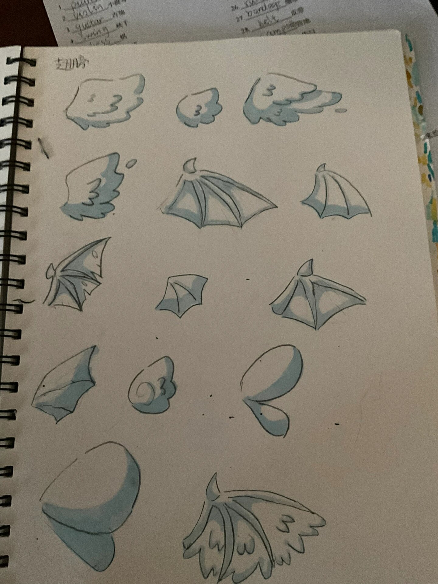 兽设素材(6)翅膀,关注自取@寻学问道的动态