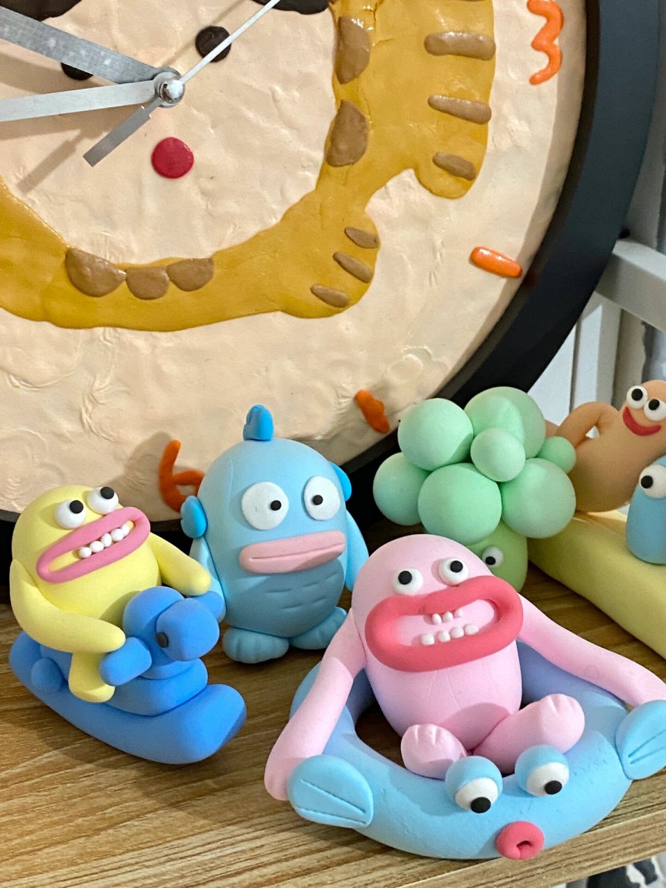 超轻粘土diy 只做丑的不做对的07 91丑萌家族新增一员!