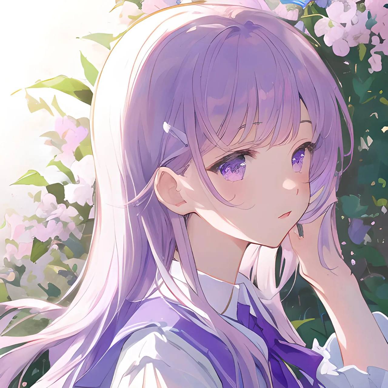 又如一首抒情诗那么优美清幽|紫色系女头         "       投稿人