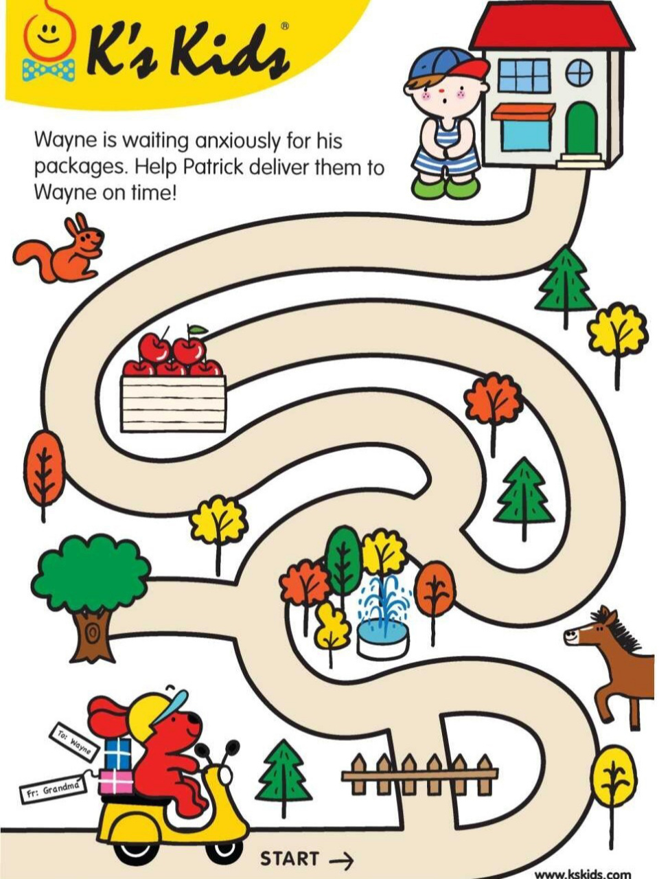 🌈低幼简单版益智迷宫 低幼版迷宫,在家做起来吧.