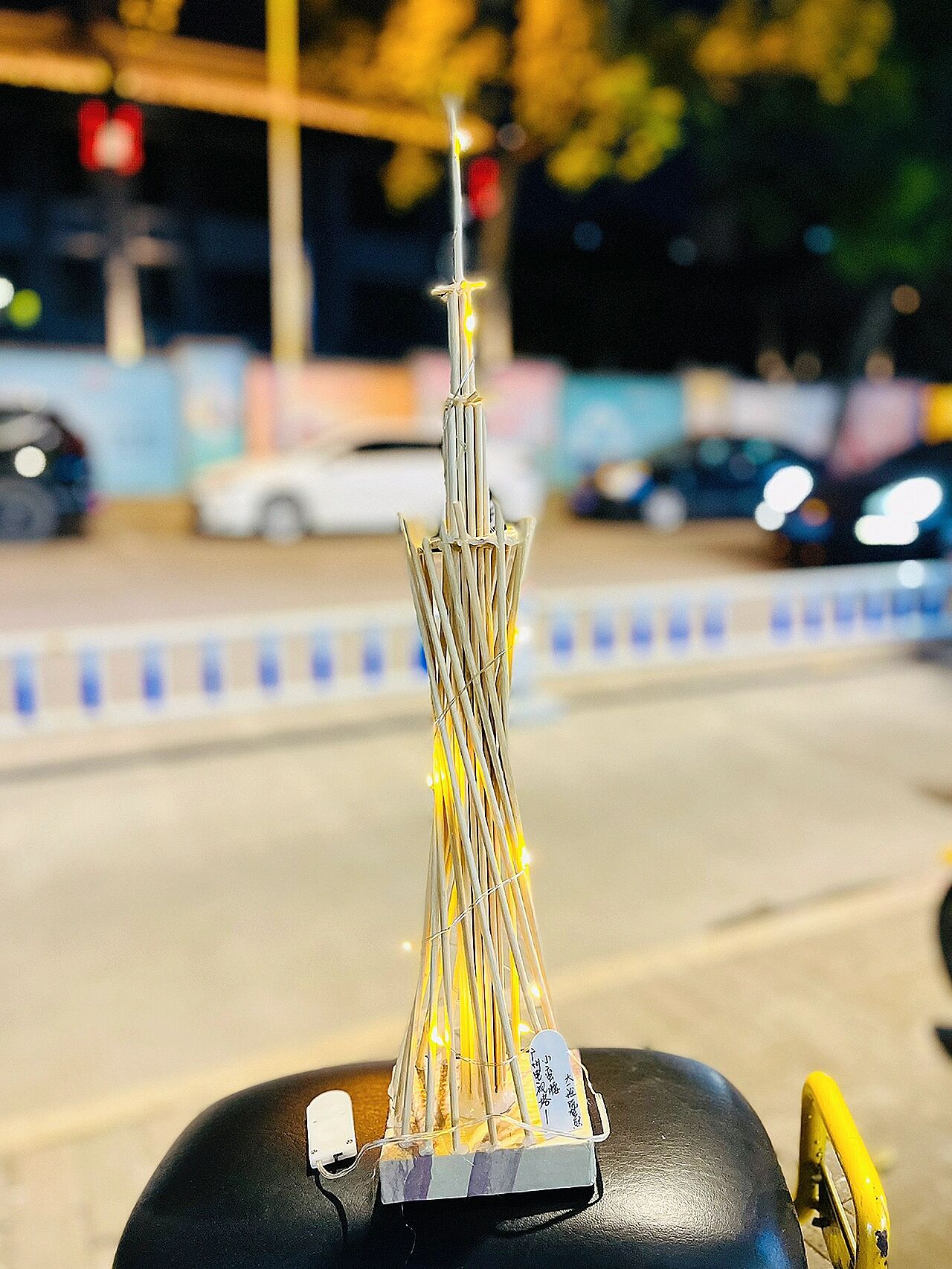 创意diy 手工制作广州电视塔小蛮腰