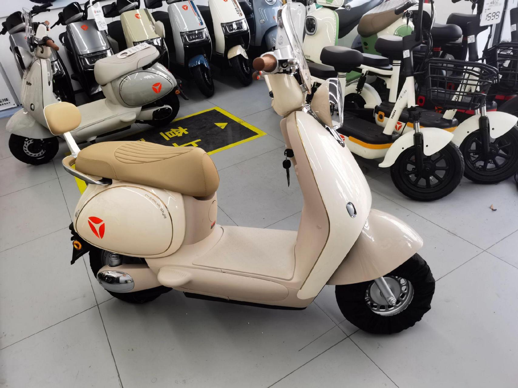 雅迪电动车 复古的女王造型雅迪冠能6代q50