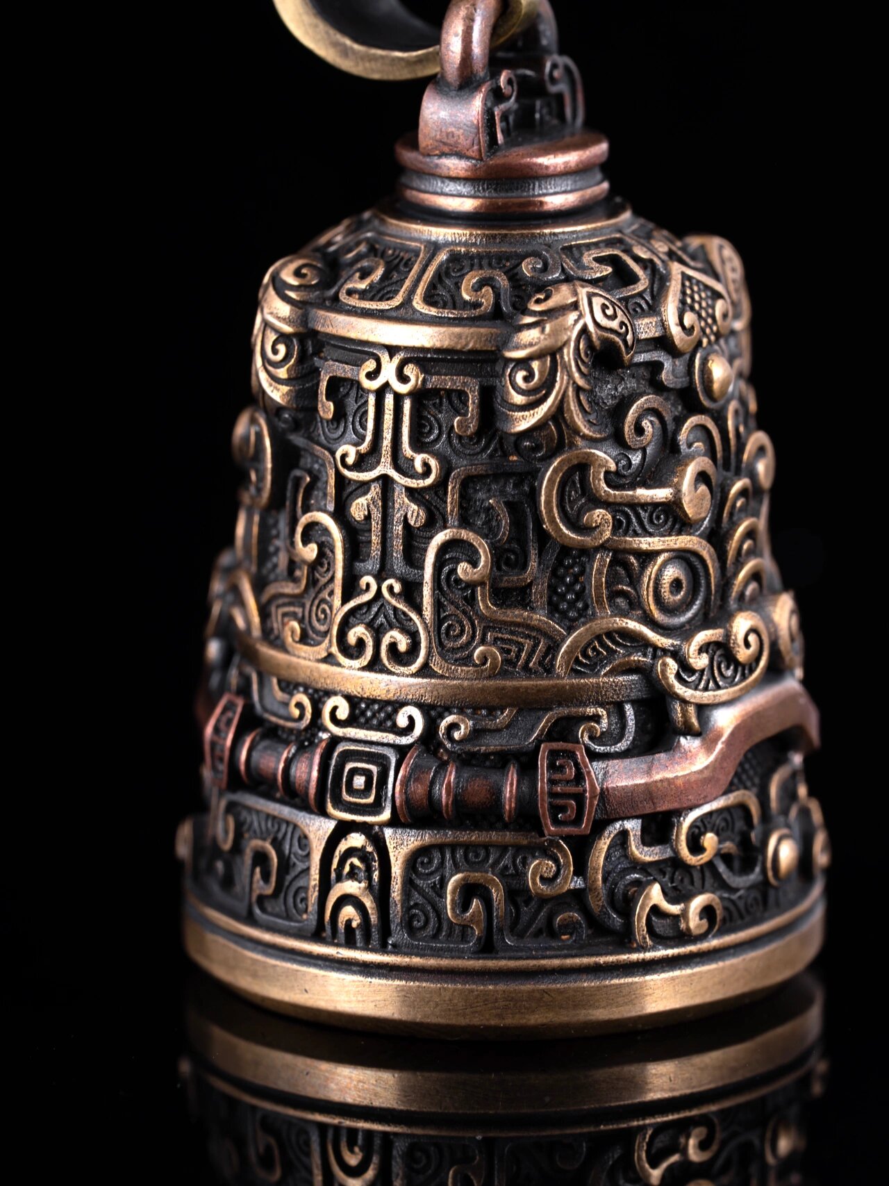 超精细的青铜纹铃铛,像看到文物一样震撼