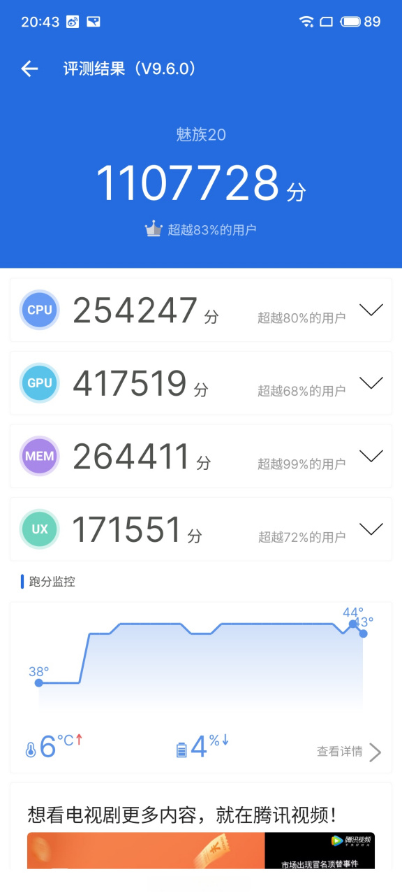 魅族20安兔兔跑分,你们觉得如何?