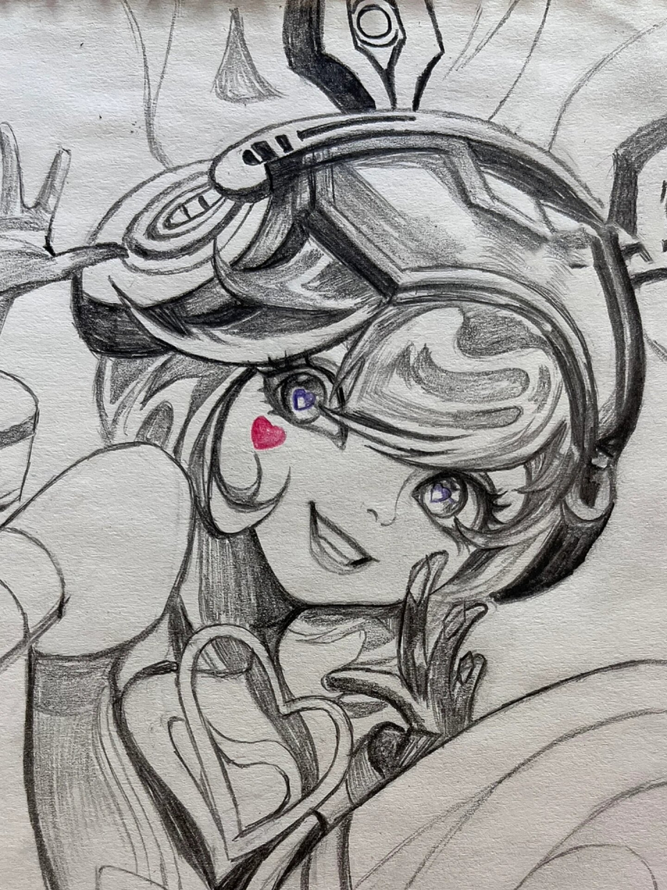 手绘王者荣耀/安琪拉心灵骇客海报附过程图 91我宣布安琪拉/心灵