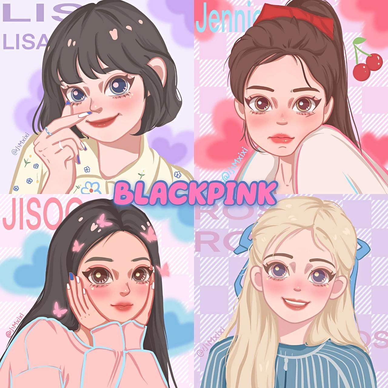 四闺女合集来啦~blackpink闺蜜头像快用起来 给四闺女一个合集 都好