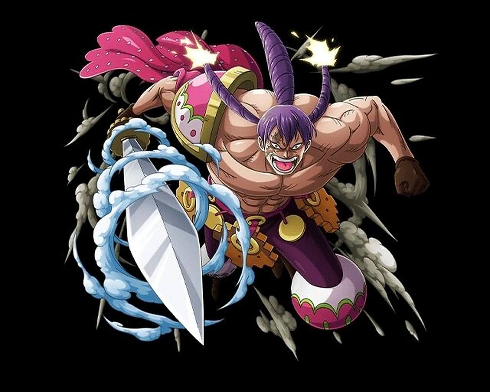 海贼王人物篇62  三将星 夏洛特·克力架 所属组织:夏洛特家族,big