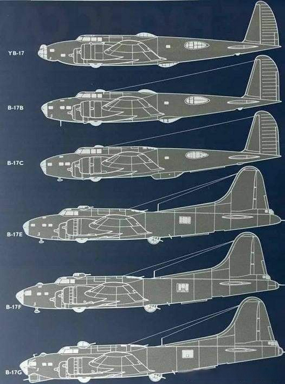 b-17轰炸机怎么画图片