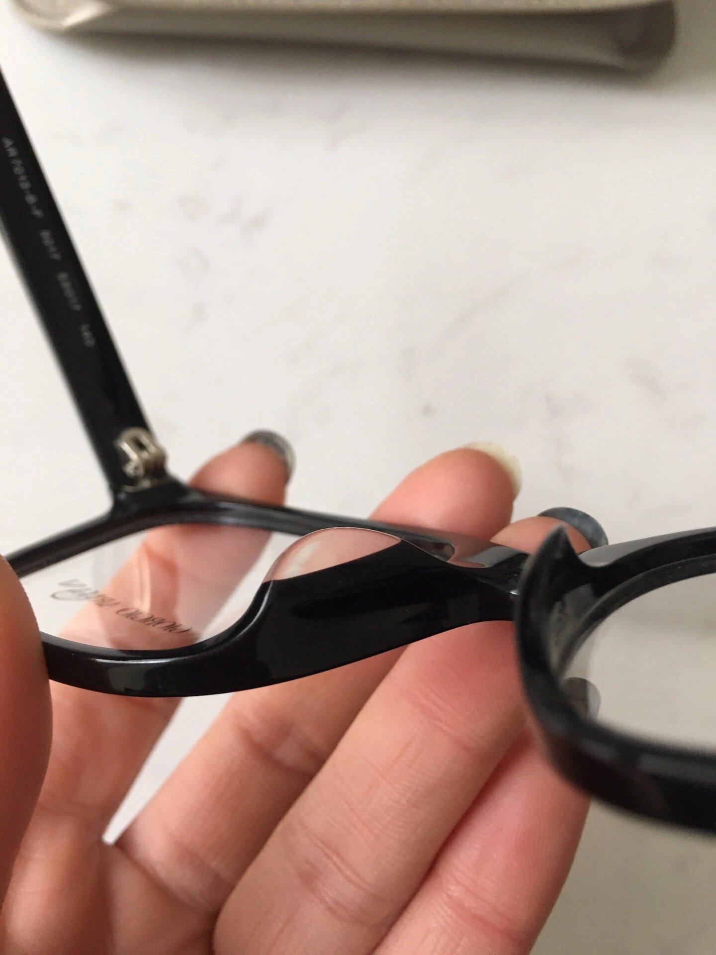 品牌高品质阿玛尼女款眼镜架亮黑框百搭眼镜 品牌高品质阿玛尼女款