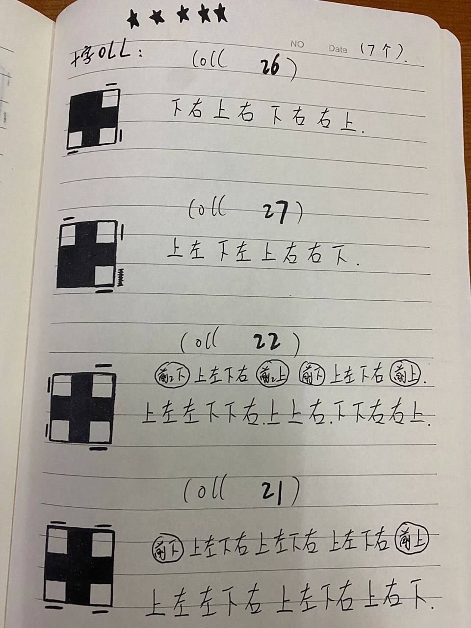 魔方公式    十字oll教程来啦