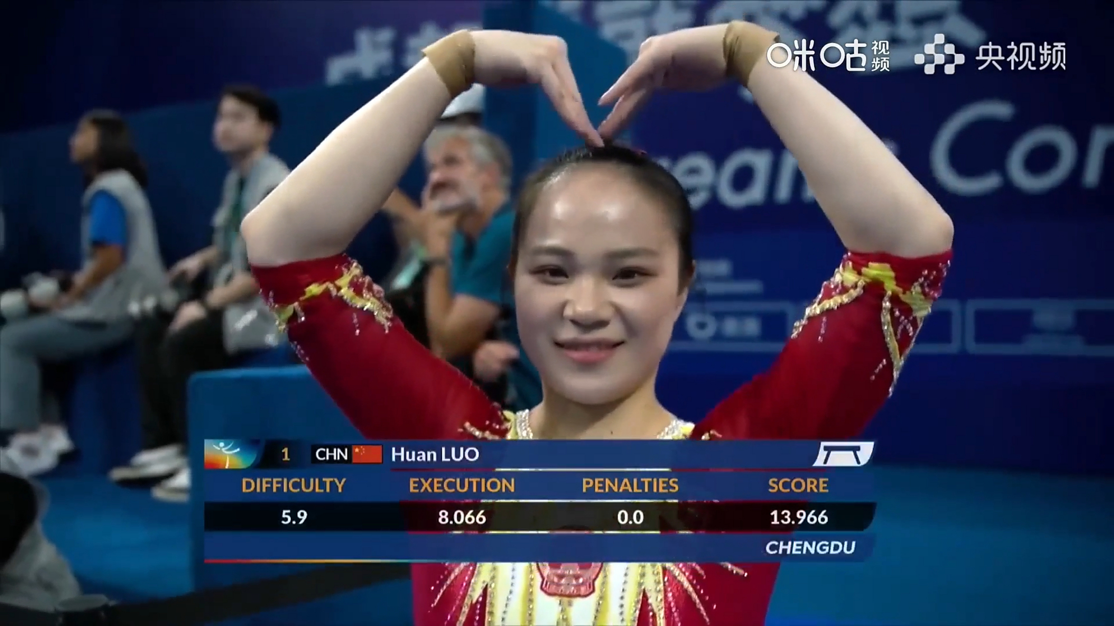 卢森堡选手斩获体操比赛平衡木女子金牌