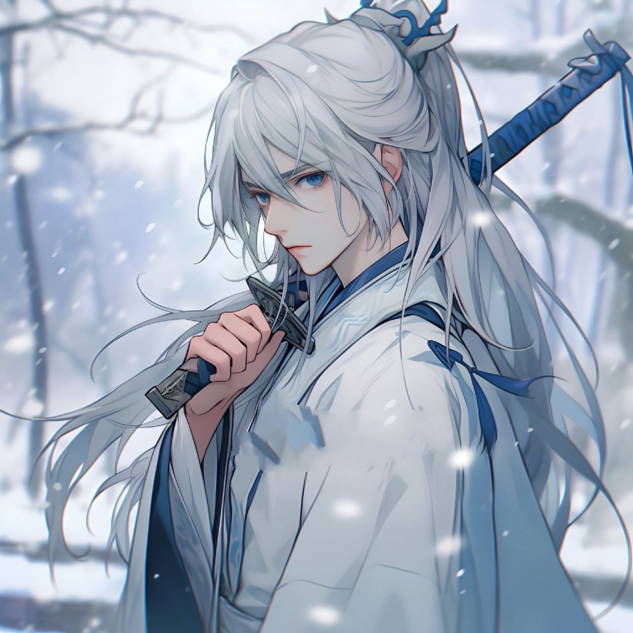 执剑小哥哥,帅!|古风男生头像