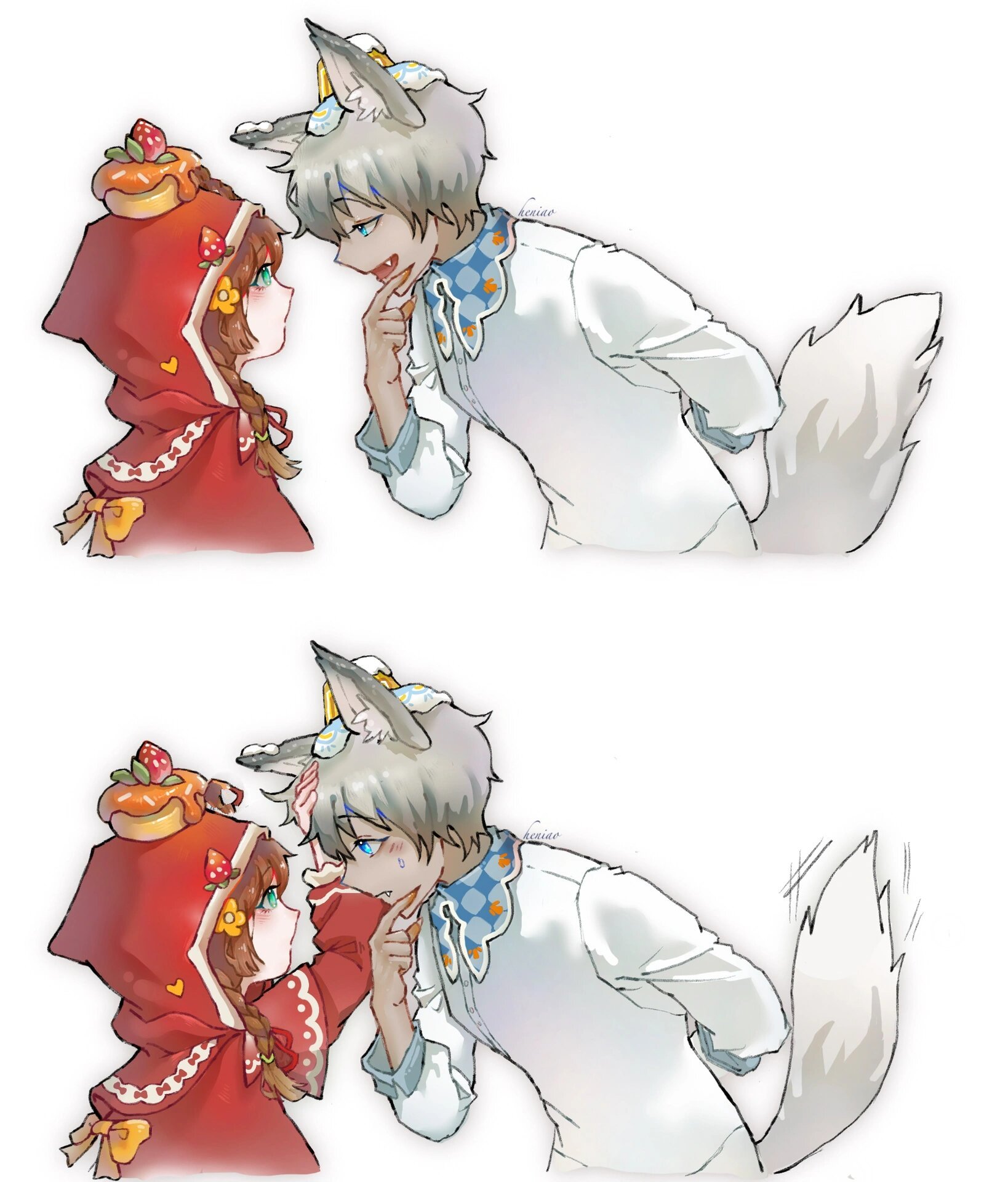 左滑看小红帽摸大灰狼