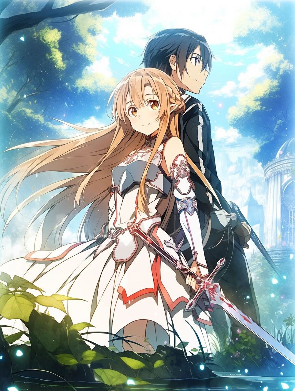 刀剑神域壁纸分享 niji做的动漫海报绝了,真的太好看,太震撼啦!