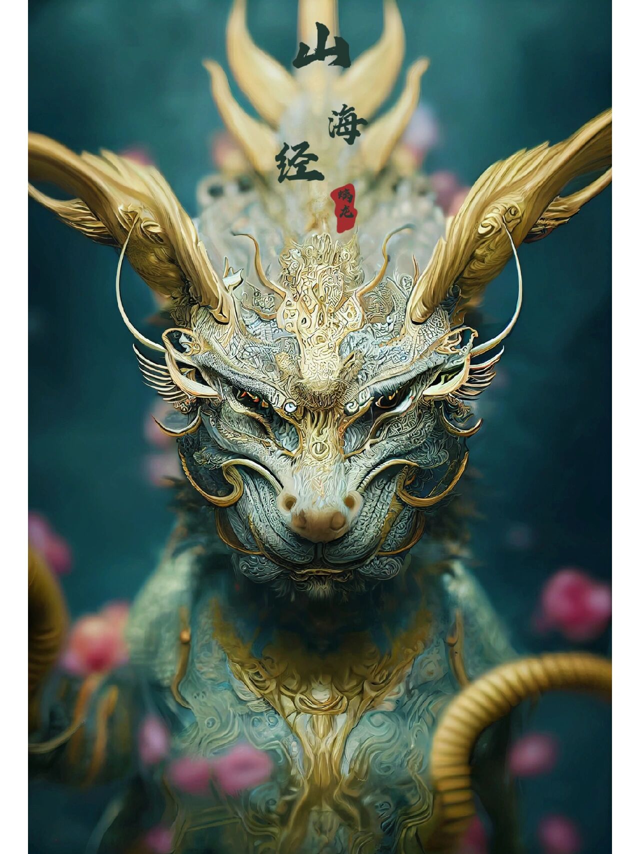 《山海经》神兽之-螭龙 螭龙的寓意可以分为: 1,螭龙有着奋力向上的