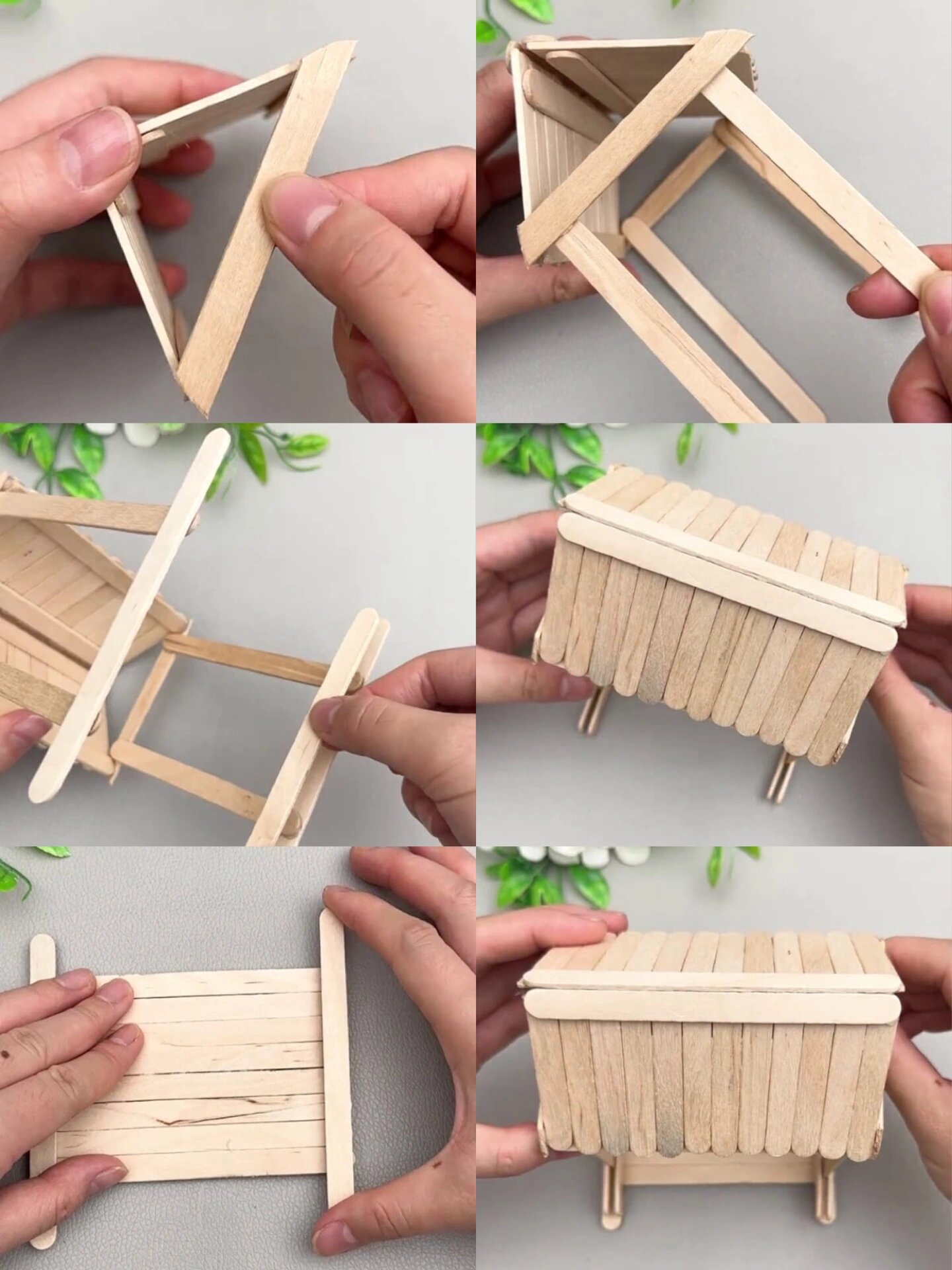 亲子手工 - 用冰棍棍制作秋千 - 用冰棍棍制作秋千