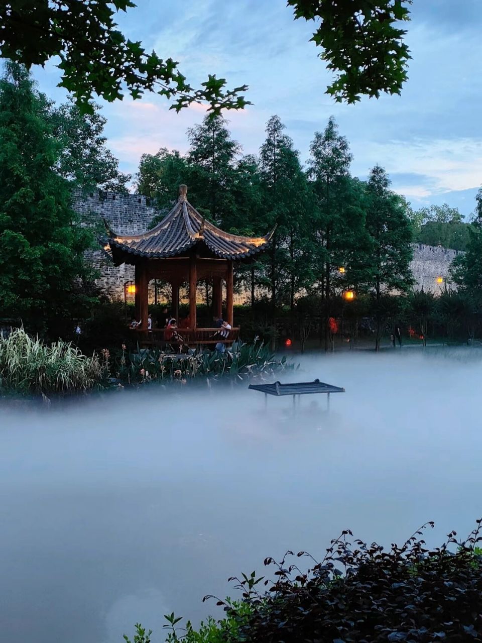 #恩江古城,仙气飘飘 最近家乡的古城真是越办越好了,随手一拍就是美景