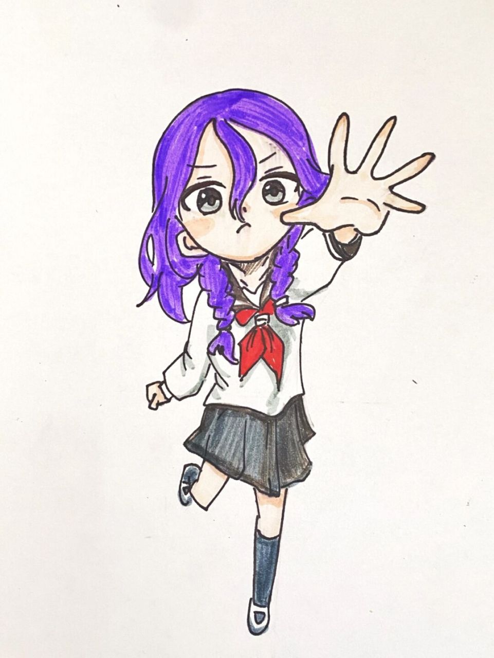 俯视角度动漫人物 #马克笔# #动漫人物# #动漫# #俯视角度# #动漫分享