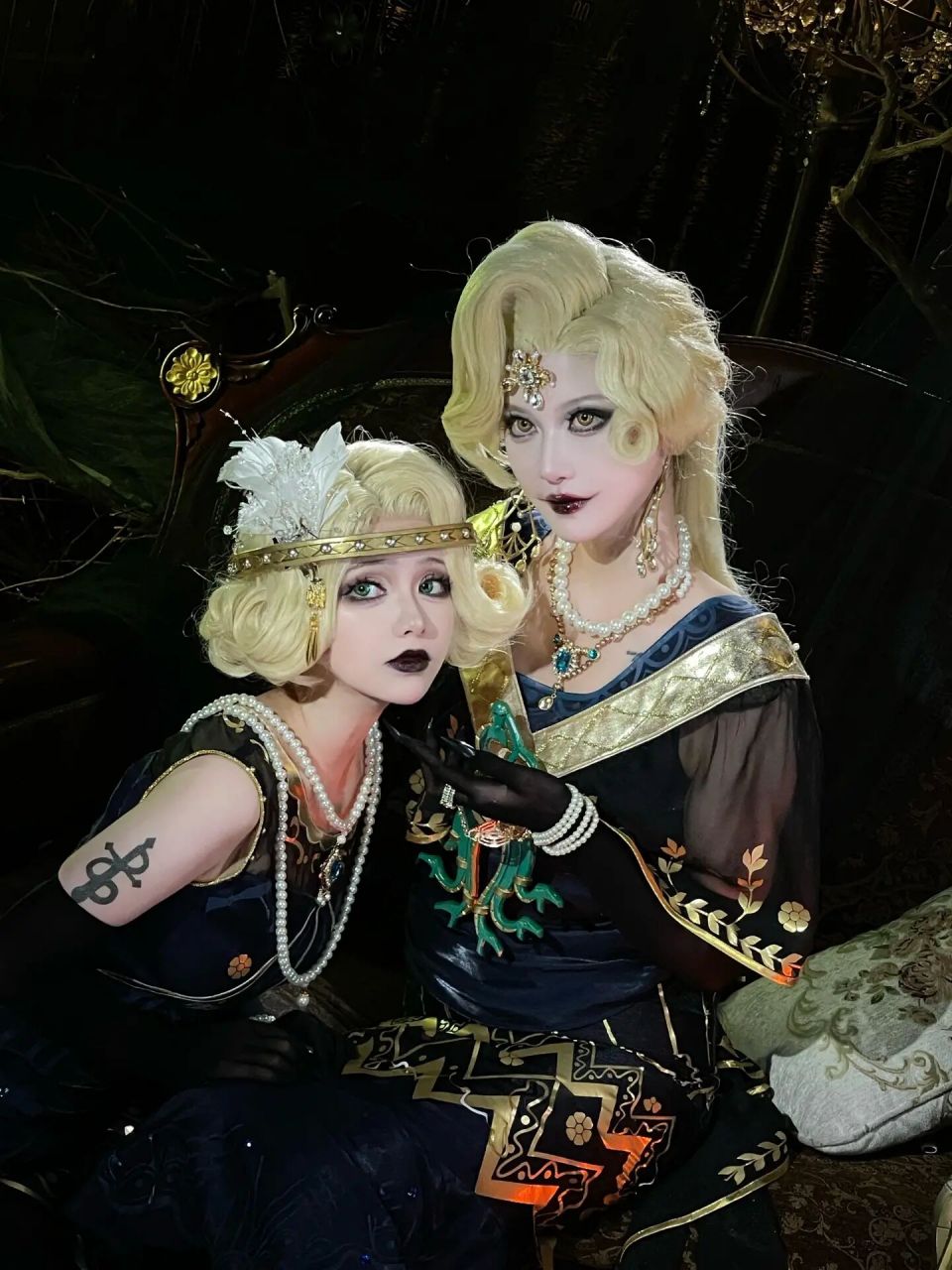 当 梦之女巫-信使 摘掉眼罩  | 第五人格 跟闺蜜又又又是母女.