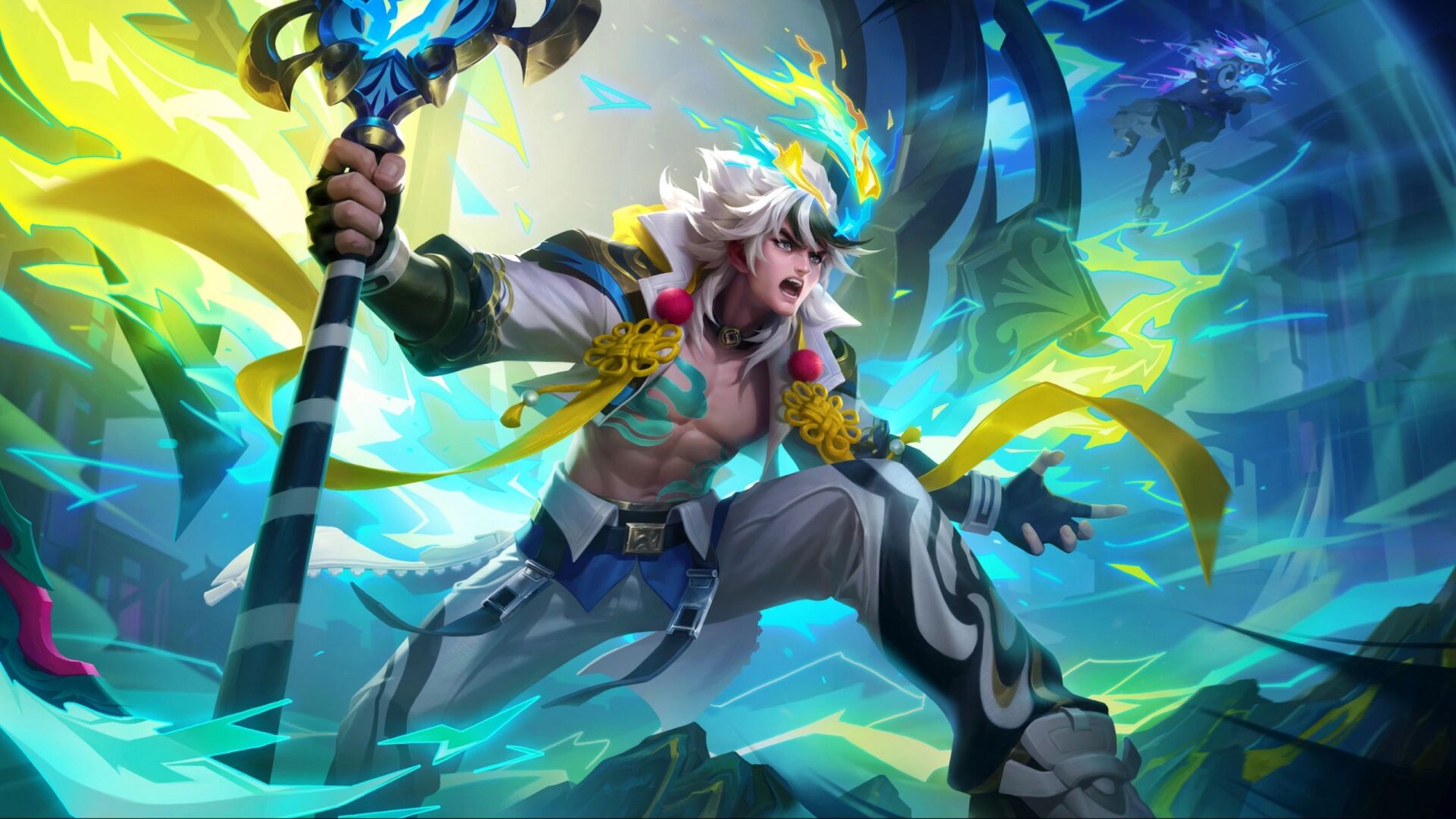 刘关张新皮肤宣传图和海报 刘备/关羽/张飞·百相守梦皮肤的概念宣传