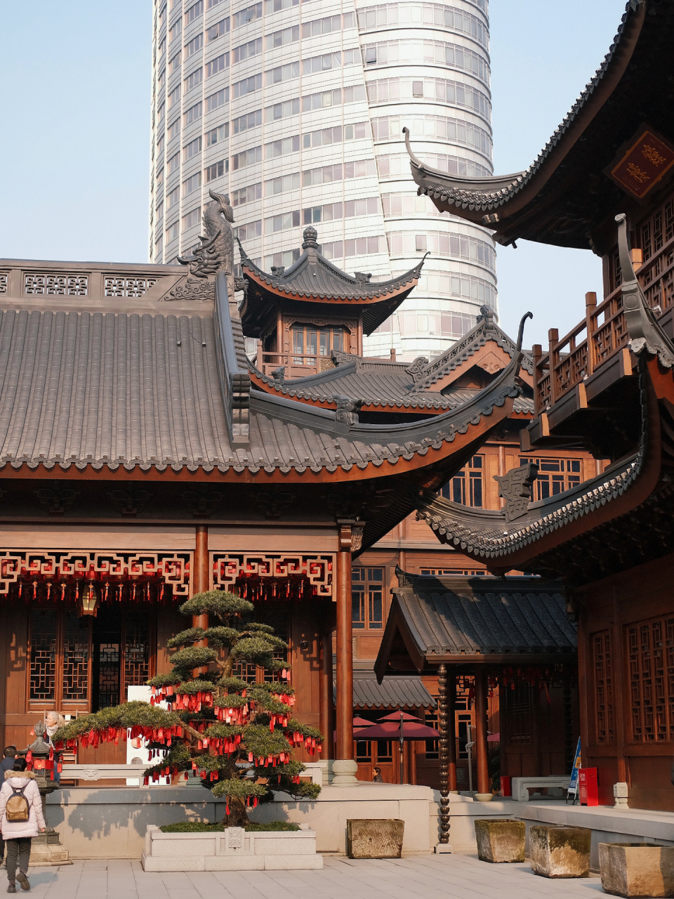 上海玉佛寺天王殿图片