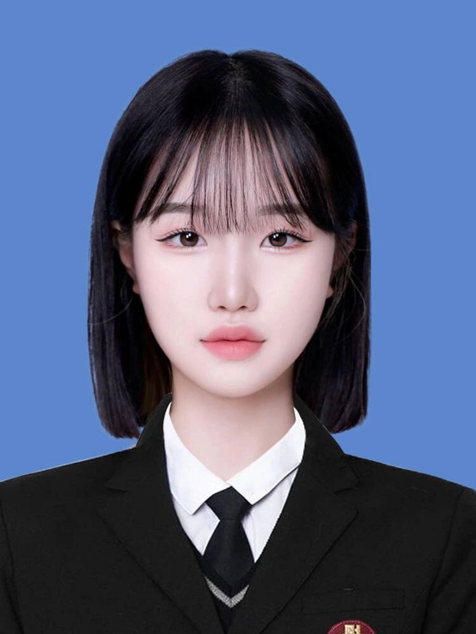 蓝色背景证件照穿什么衣服好看,怎么穿搭 8215不管是自学考试