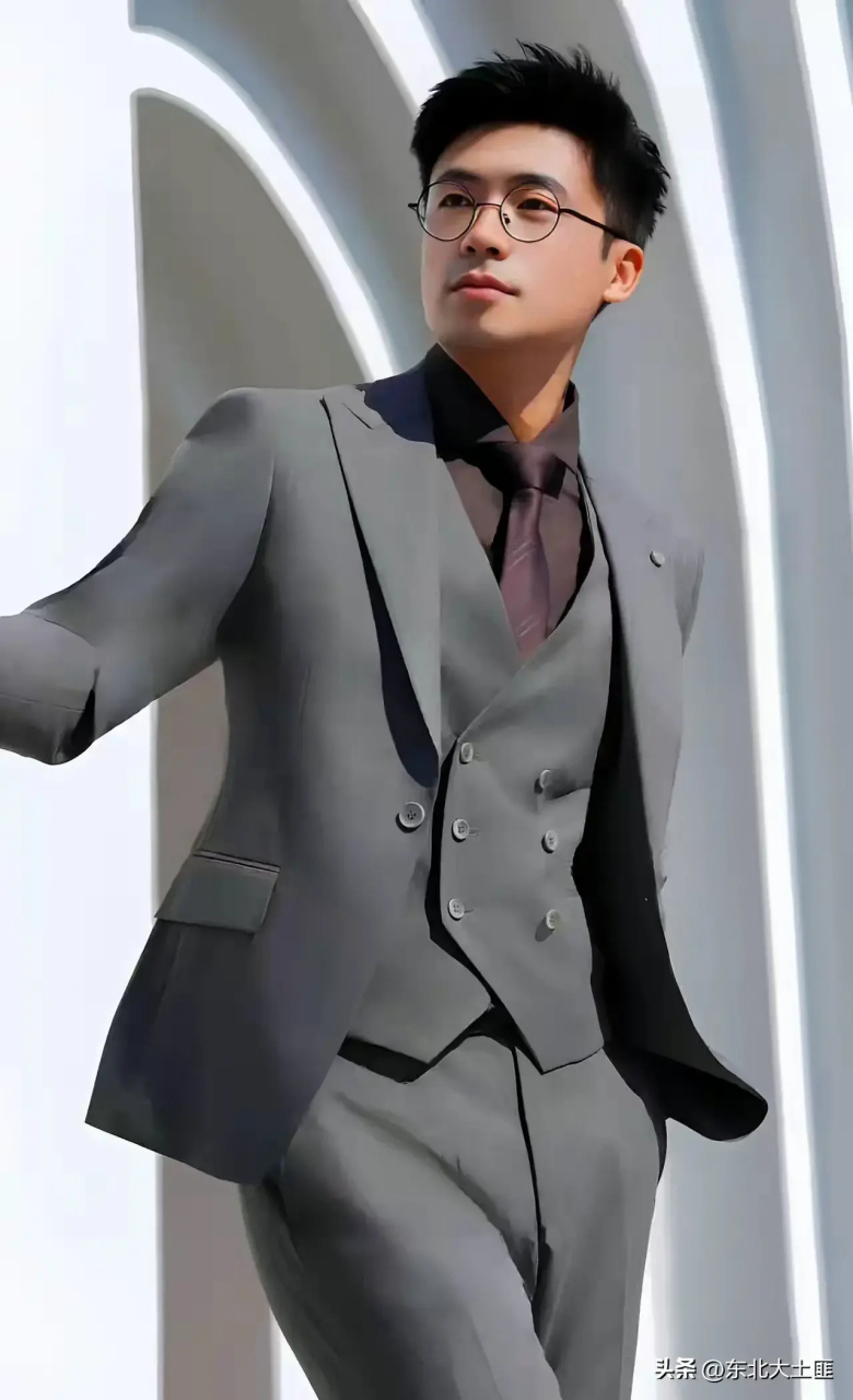 西装革履,绅士风度.