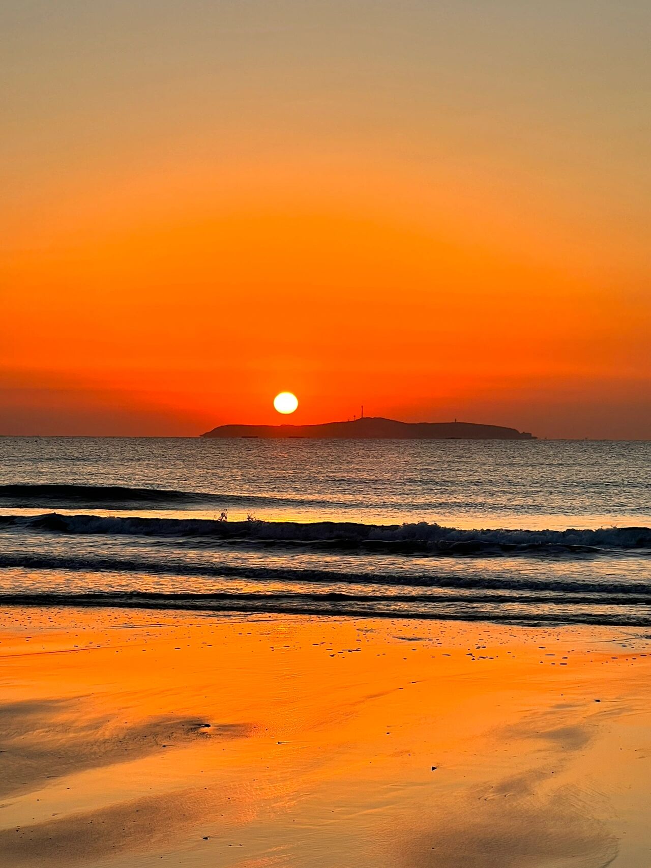 我不允许有人错过金沙滩的日出!